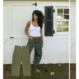 Parke cotton twill horseshoe pants